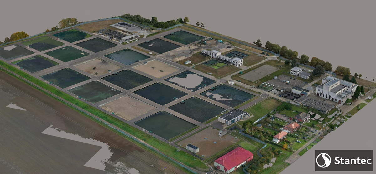 Overall site layout rendered in 3D - Courtesy of Stantec UK