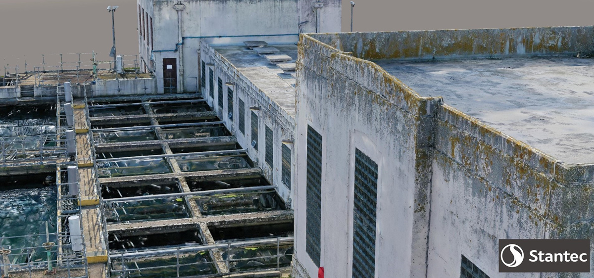 Even the moss can be seen but importantly the roof and vents (there is no access onto roof) - Courtesy of Stantec uk