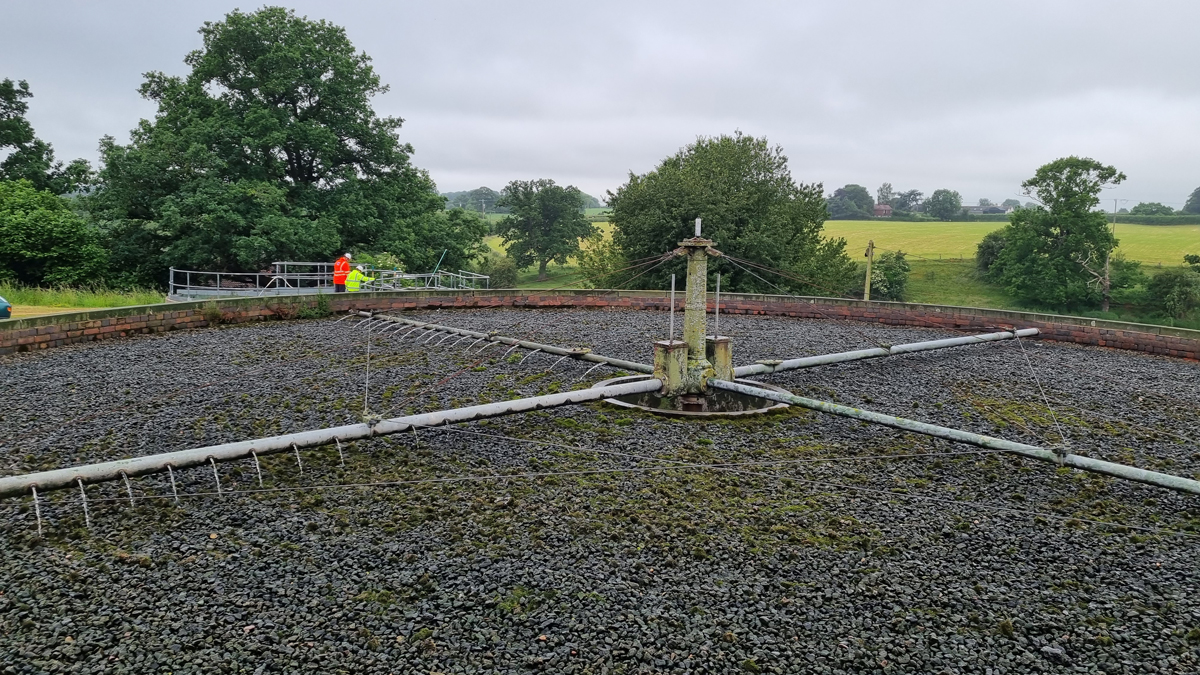 Audlem WwTW current view of site - Courtesy of Costain