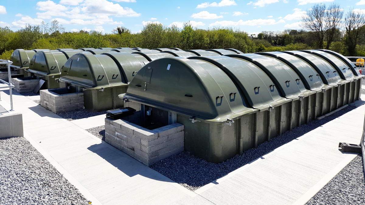 Rotating biological contactor (RBC) units at Quin WwTP supplied by KEE Process Ltd - Courtesy of EPS Group