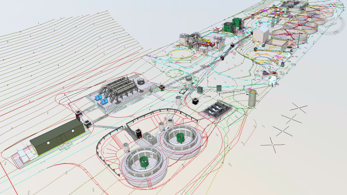 3D model of the works - Courtesy of MMB