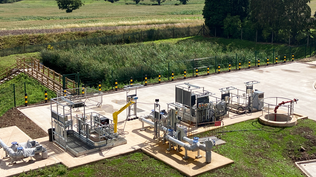 Southwaite WwTW - Cell 1 in background - Courtesy of Advance-plus