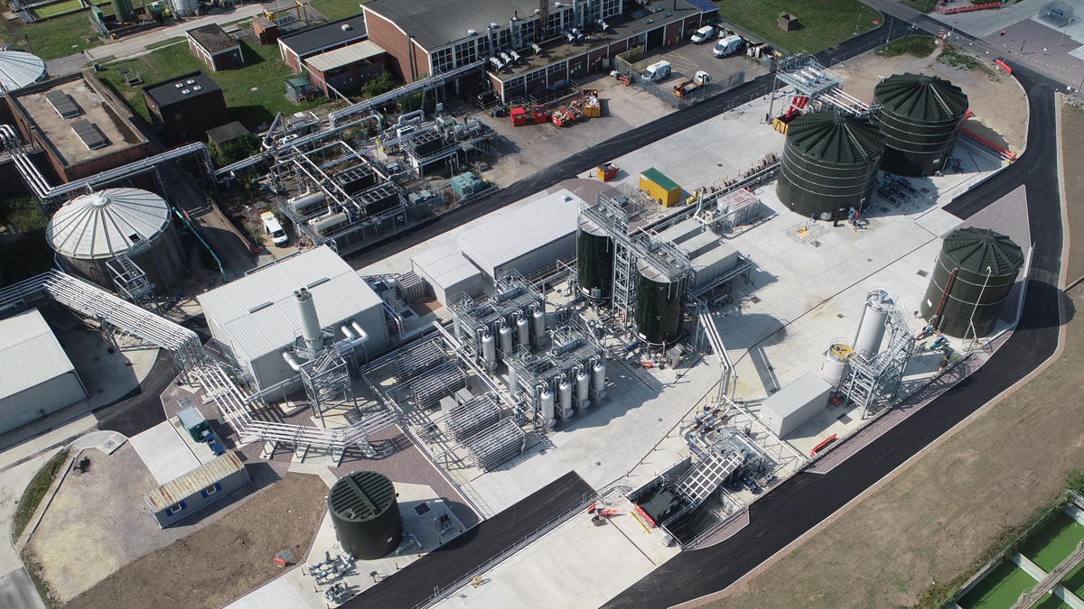 Aerial view of the completed THP area - Courtesy of MMB