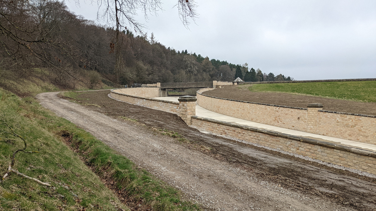 Final complete spillway and bridge raising works - Courtesy of MMB