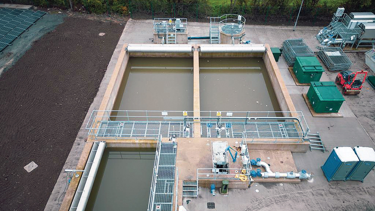 New storm tank being utilised during construction - Courtesy of GEDA Construction