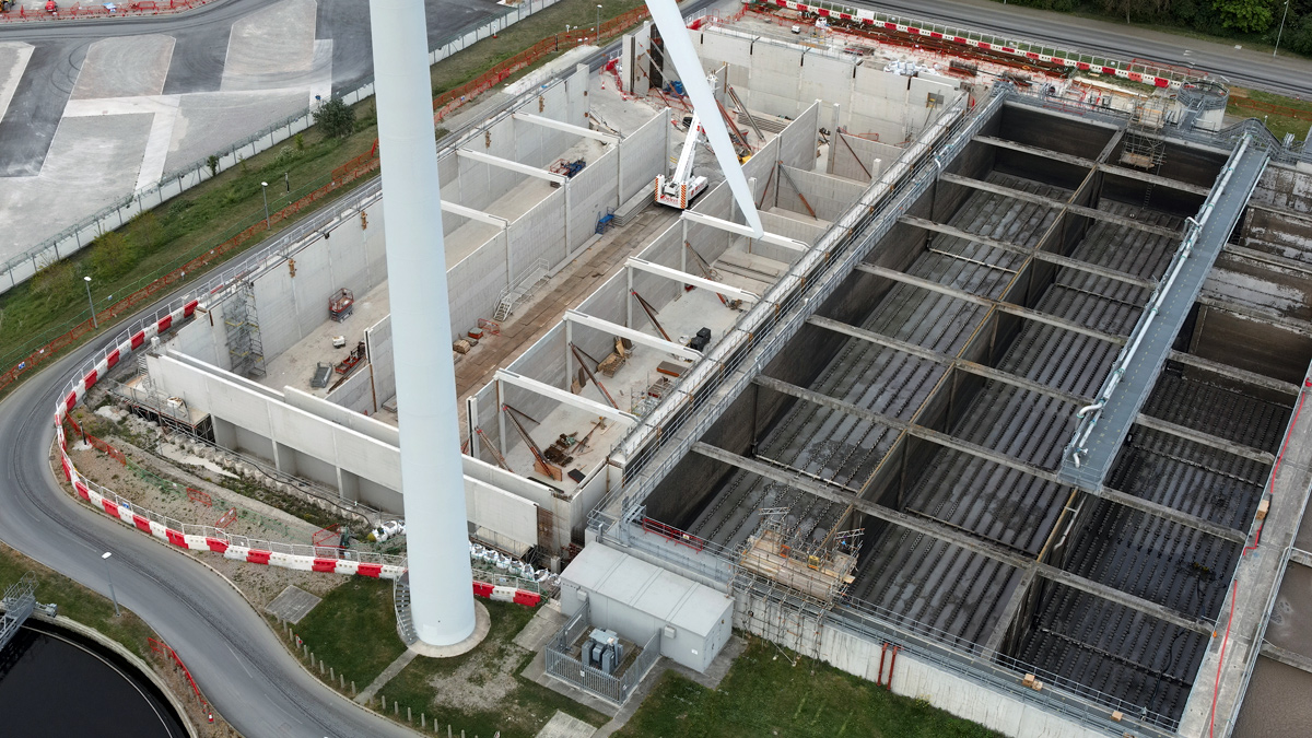 ASP4 North Tank under construction - Courtesy of Laing O’Rourke