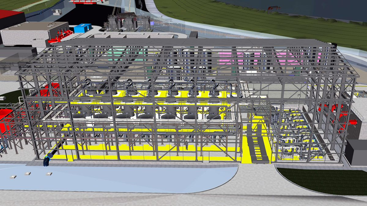 Render of GAC plant - Courtesy of Severn Trent & MWH Treatment