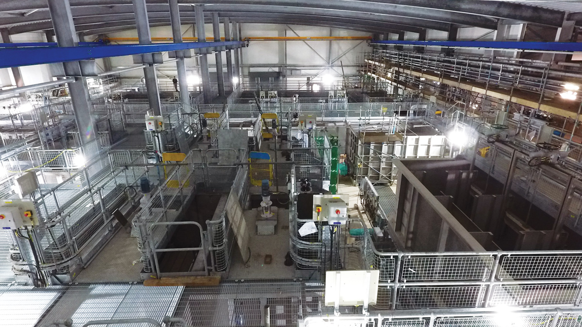 Durleigh WTC main treatment building - Courtesy of Wessex Water