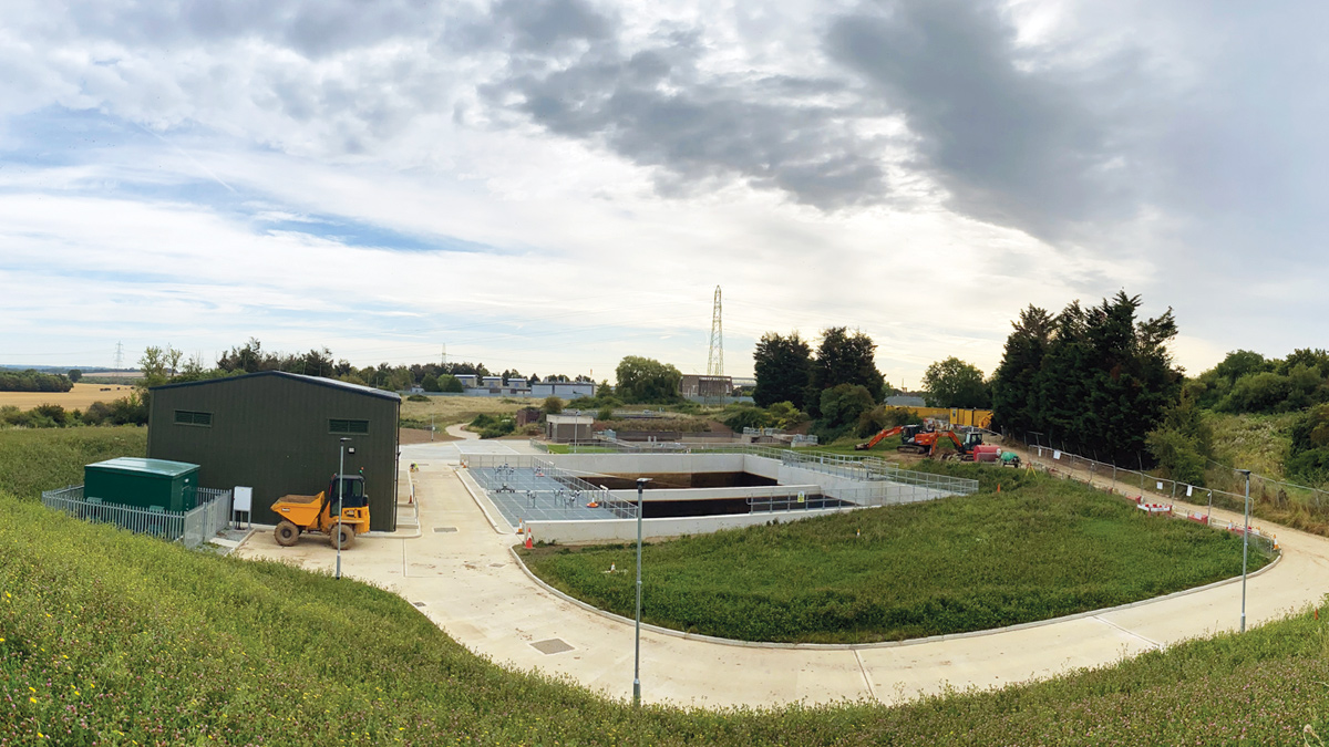 Completed works and surroundings - Courtesy of Essex & Suffolk Water