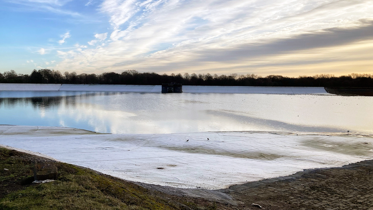 Heaton Park Reservoir post-construction - Courtesy of Costain