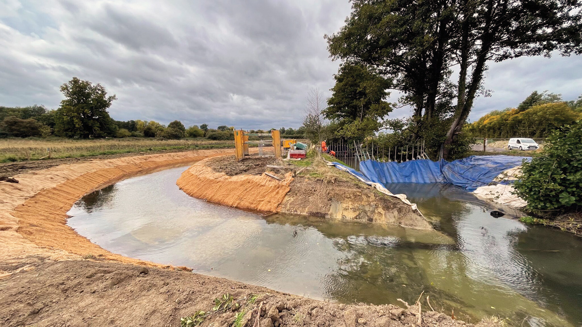 Bypass channel in use - Courtesy of Galliford Try