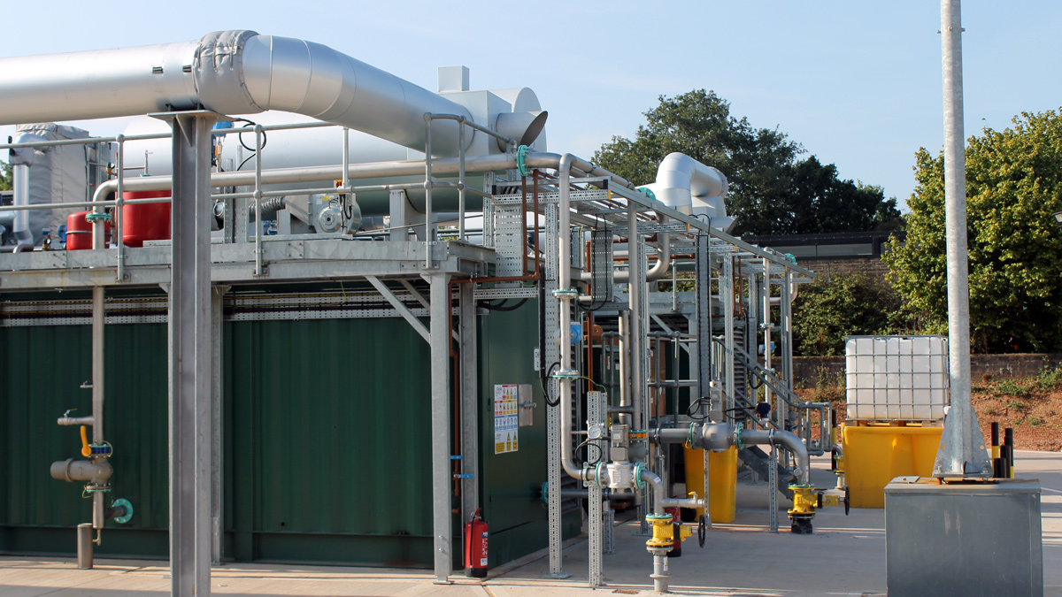 CHP engines- Courtesy of Costain