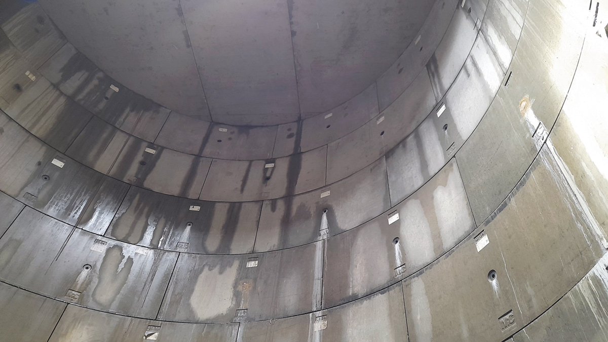 Completed shaft and cover slab - Courtesy of envolve infrastructure