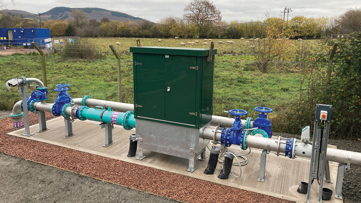 Presteigne WwTW: Ferric point of application (PoA) unit - Courtesy of Morgan Sindall Infrastructure