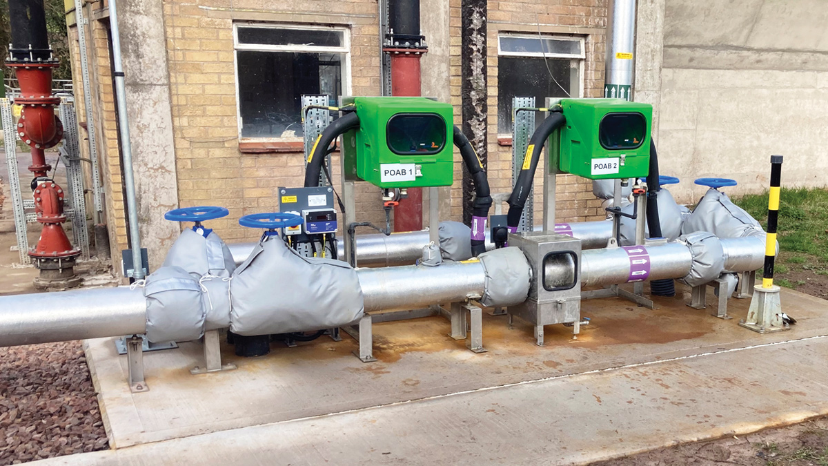 Weobley WwTW: Ferric point of application units - Courtesy of Morgan Sindall Infrastructure