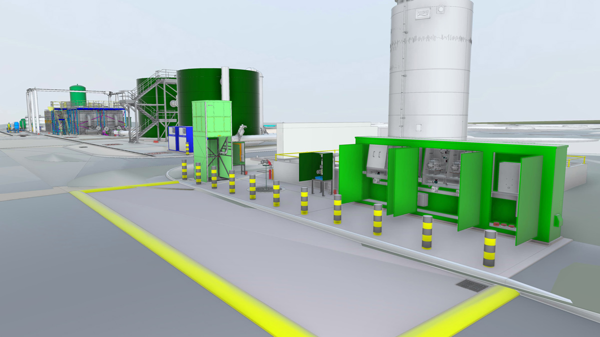 BIM image of Lower Gornal tertiary area - Courtesy of MMB, Colloide, FLI Water and Eliquo Hydrok