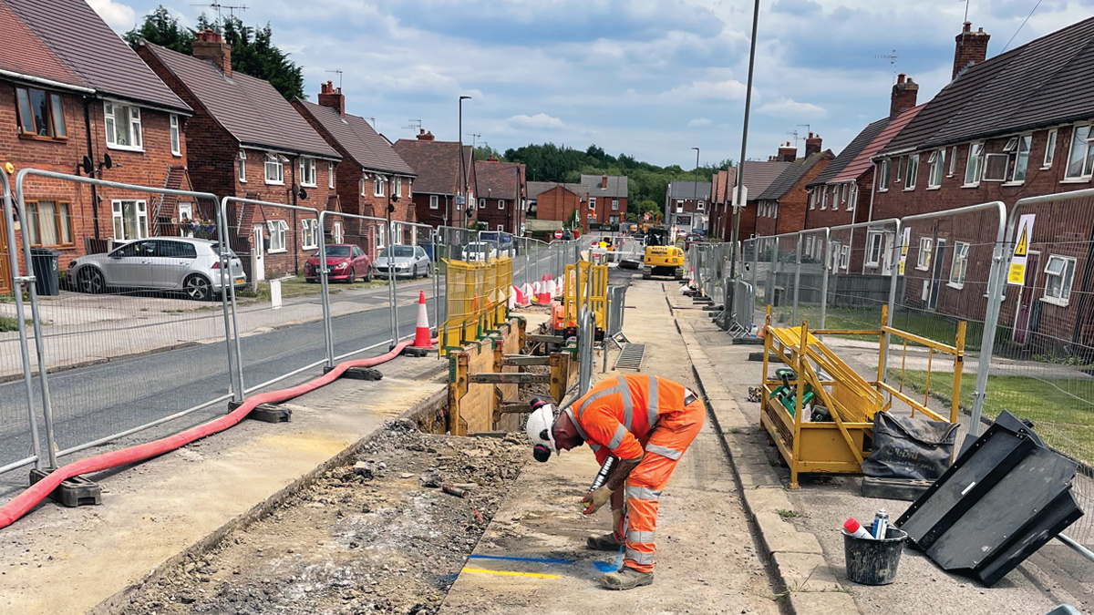 Service detection - Courtesy of Galliford Try