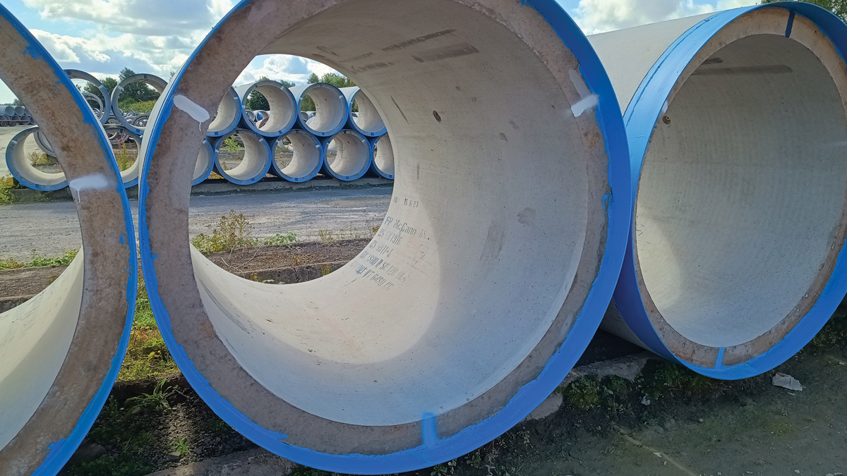 FP McCann jacking pipes - Courtesy of Mott MacDonald