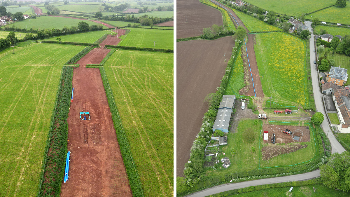 Ongoing construction works - Courtesy of envolve infrastructure