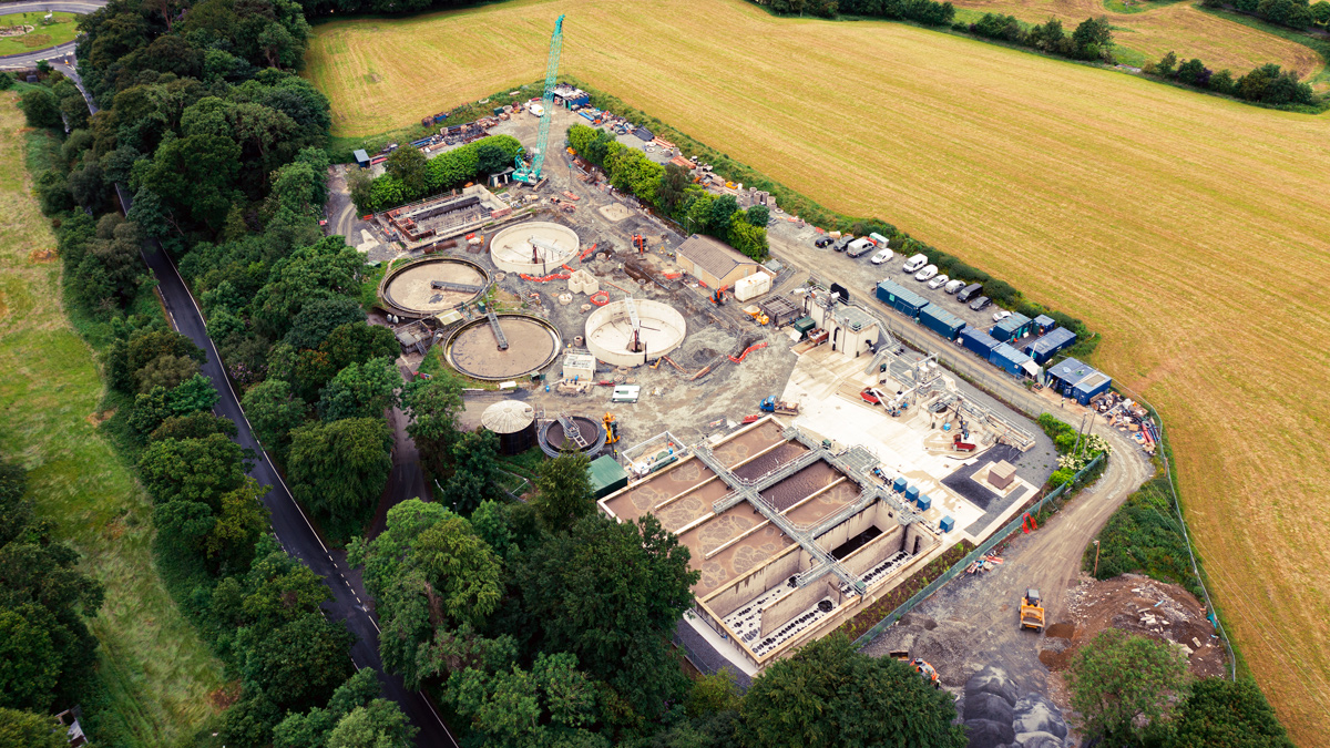 Construction work in progress (June 2021) - Courtesy of NI Water