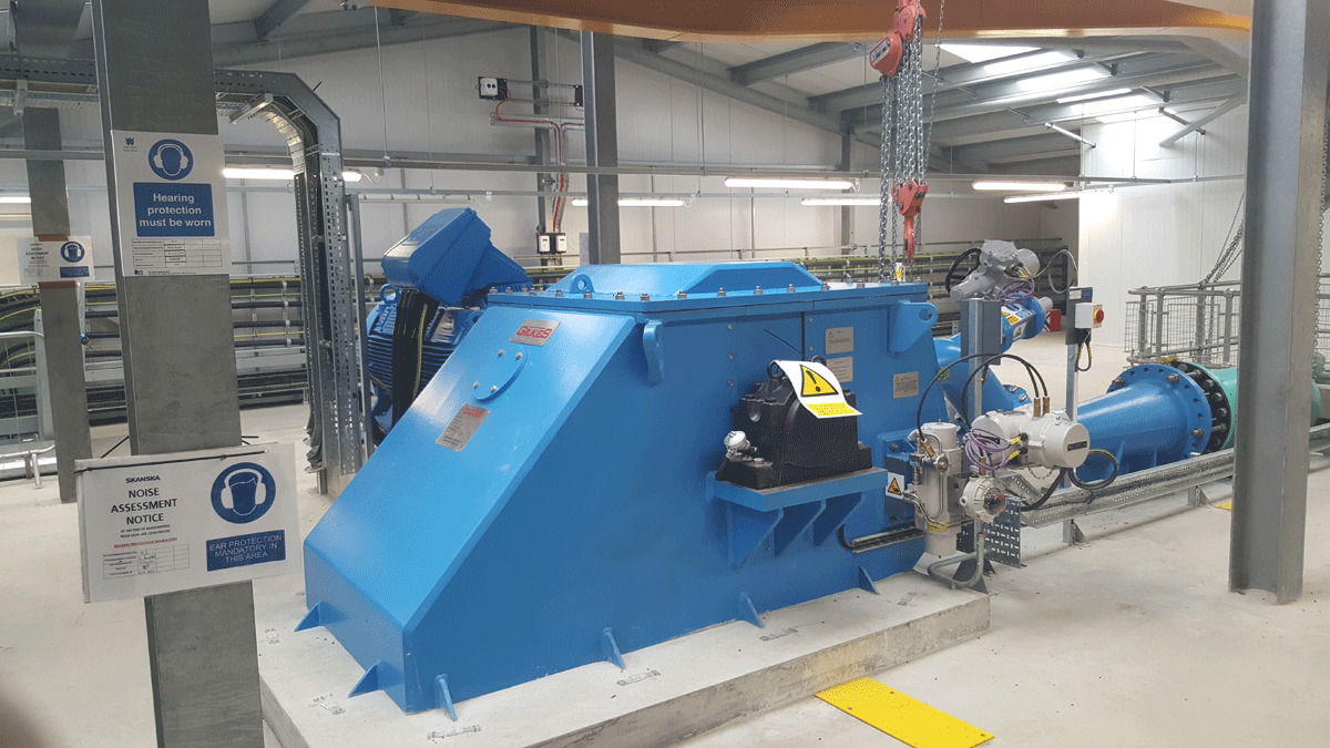 Bryn Cowlyd WTW single jet Pelton installation