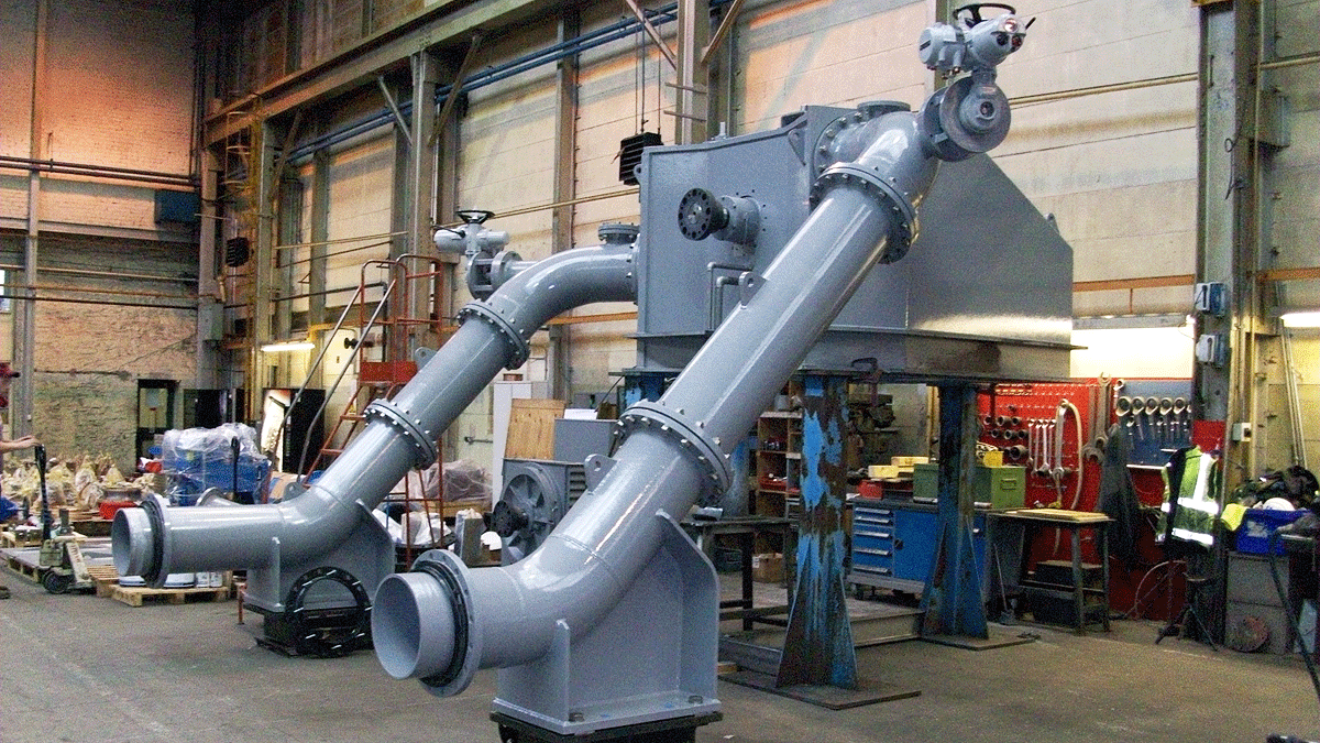 Glencorse WTW twin jet Turgo installation