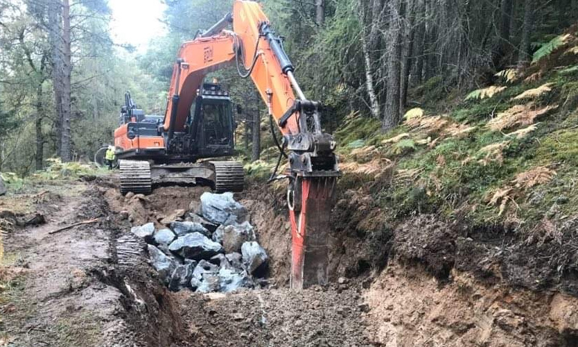 Site preparation - Courtesy of GPHL Ltd