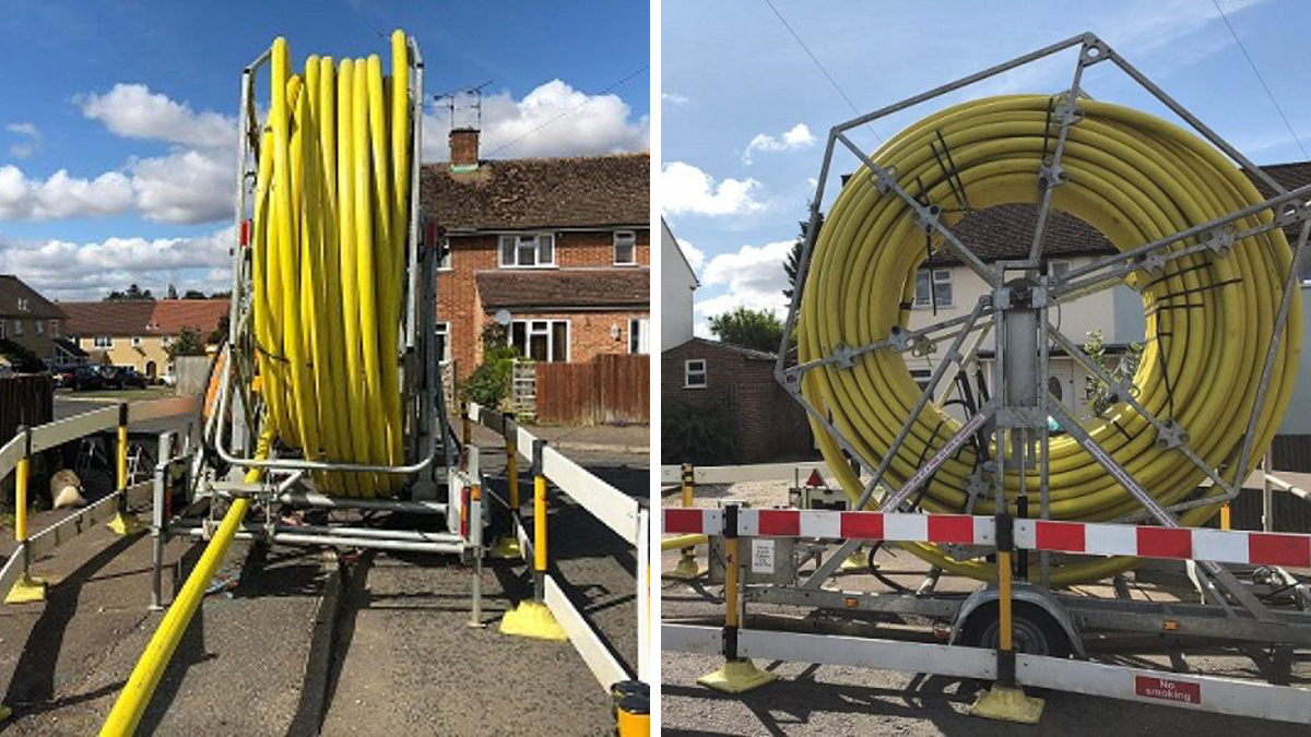 Hexi Pipe Coil Trailer - Steve Vick International